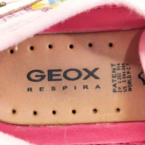 ジェオックス GEOX RESPIRA 花柄 ベルクロ スニーカー レディース EUR:37
