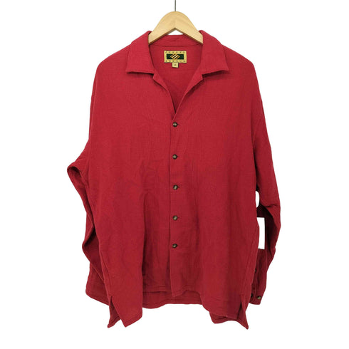 ジョセフアボード JOSEPH ABBOUD 90s 開襟 オープンカラー シャツ メンズ import:M