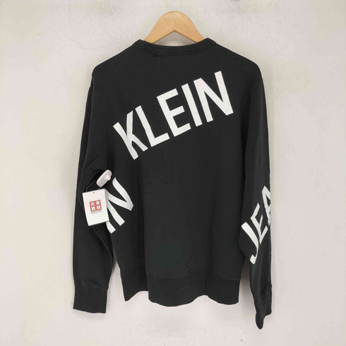カルバンクラインジーンズ Calvin Klein Jeans プリント クルーネック スウェット メンズ JPN:S