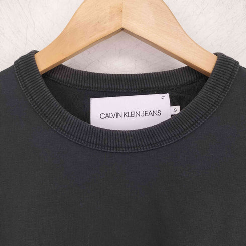 カルバンクラインジーンズ Calvin Klein Jeans プリント クルーネック スウェット メンズ JPN:S