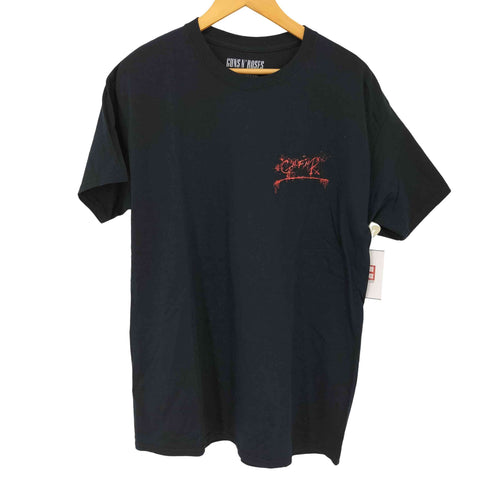 バンドプリント クルーネック Tシャツ メンズ JPN:M