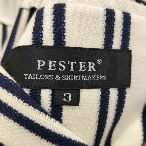PESTER ロンドンストライプ コットンテーラードジャケット メンズ F