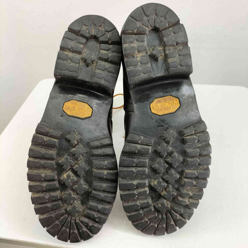 レッドウィング RED WING 90S USA製 刺繍羽タグ スチールトゥ ロガーブーツ メンズ US:7 25