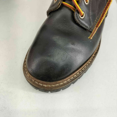 レッドウィング RED WING 90S USA製 刺繍羽タグ スチールトゥ ロガーブーツ メンズ US:7 25