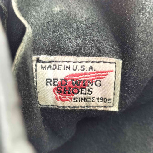 レッドウィング RED WING 90S USA製 刺繍羽タグ スチールトゥ ロガーブーツ メンズ US:7 25