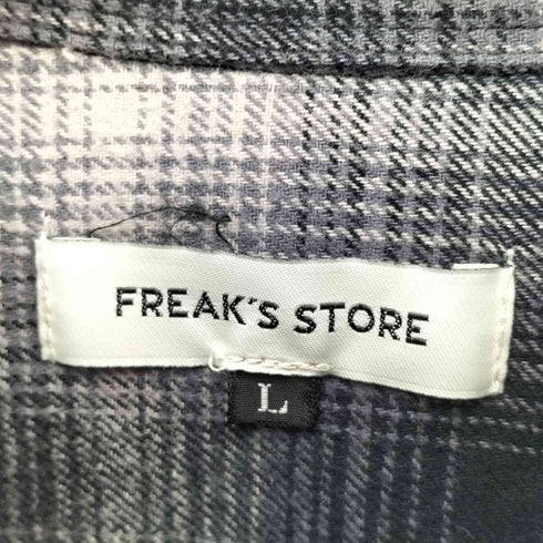 フリークスストア FREAKS STORE 23AW オンブレチェック L/S シャツ メンズ L