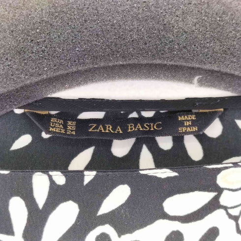 ザラ ZARA 花柄 ノースリーブ ブラウス レディース import:XS