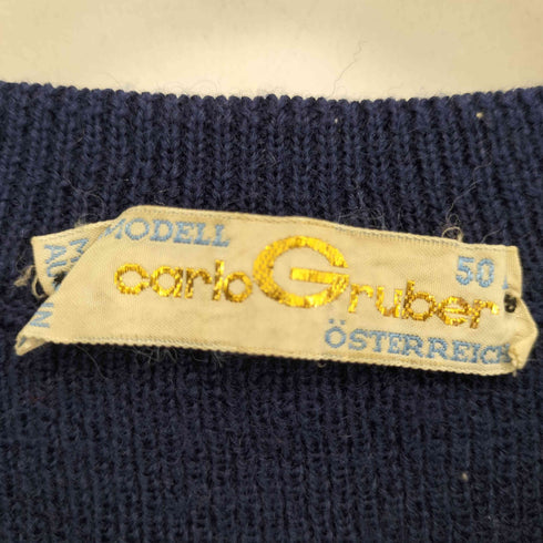 carlo gruber 刺繍ニットジャケット riri ユーロ レディース 50