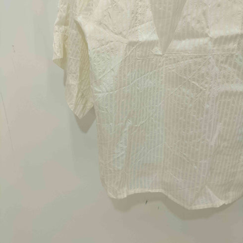 デミルクスビームス Demi-Luxe BEAMS 24SS シャドーストライプ シャツ レディース