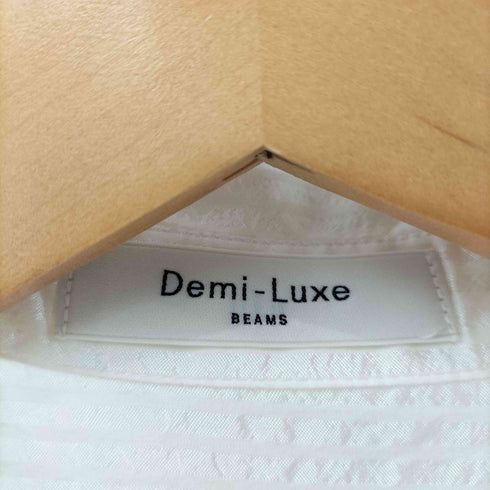 デミルクスビームス Demi-Luxe BEAMS 24SS シャドーストライプ シャツ レディース