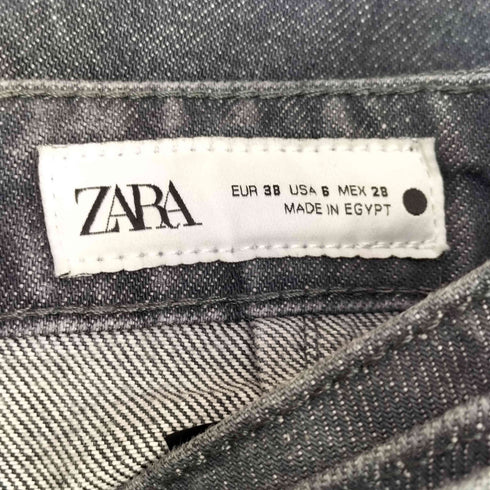 ザラ ZARA ベルテッドバギーデニム メンズ 28