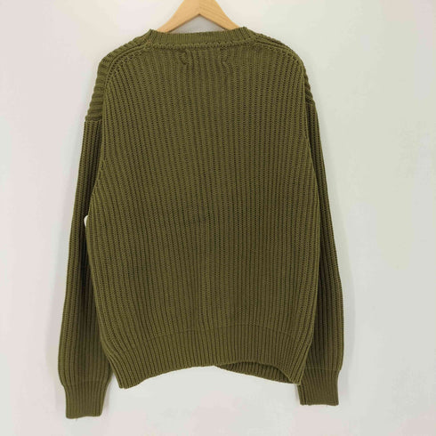 ザラ ZARA リブ編みニット カーディガン メンズ import:M