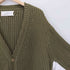 ザラ ZARA リブ編みニット カーディガン メンズ import:M