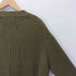 ザラ ZARA リブ編みニット カーディガン メンズ import:M
