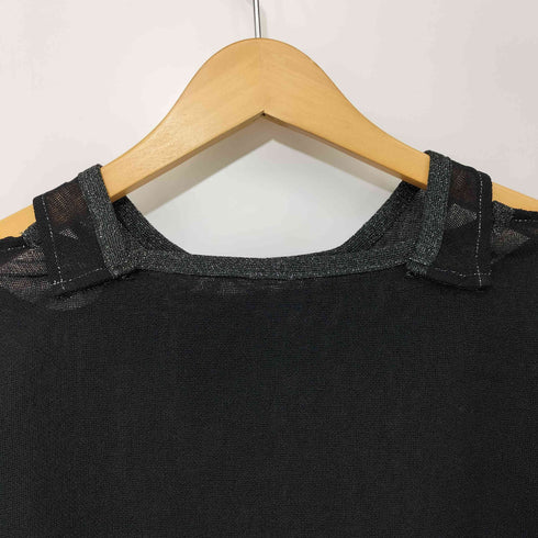マチュアリー maturely メッシュ トップ ロングスリーブ レディース