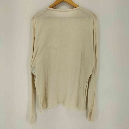 オーラリー AURALEE ORGANIC SOFT RIB HENLEY NECK L/S TEE メンズ 4