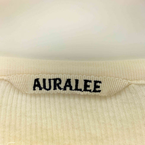 オーラリー AURALEE ORGANIC SOFT RIB HENLEY NECK L/S TEE メンズ 4