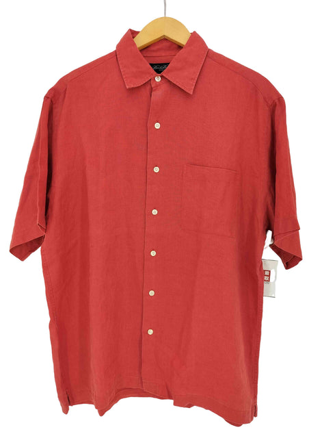ブルックスブラザーズ BROOKS BROTHERS 90-00s IRISH LINEN アイリッシュリネン フロントポケット 半袖シャツ メンズ import:M