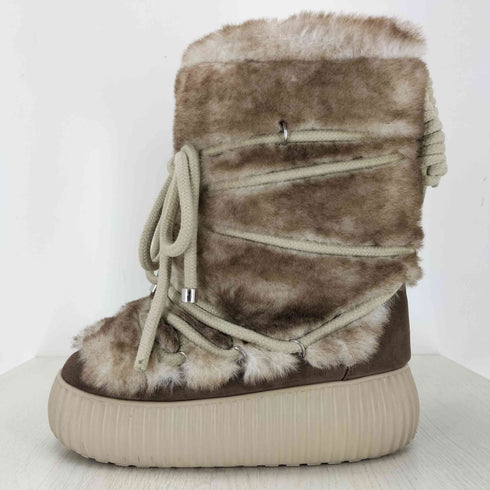 イエロー YELLO 24AW YGRITTE FAUX FUR BOOTS メンズ 2XL