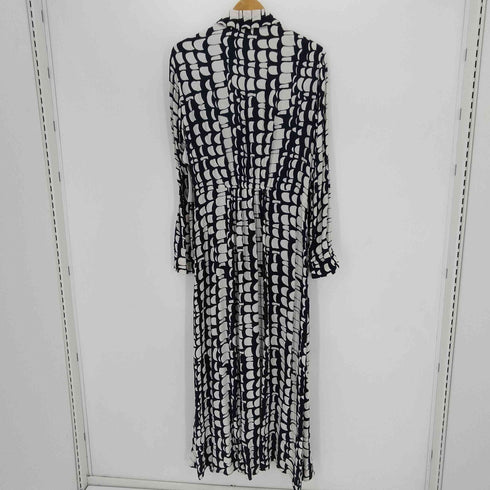 ザラ ZARA プリントプリーツワンピース レディース import:S