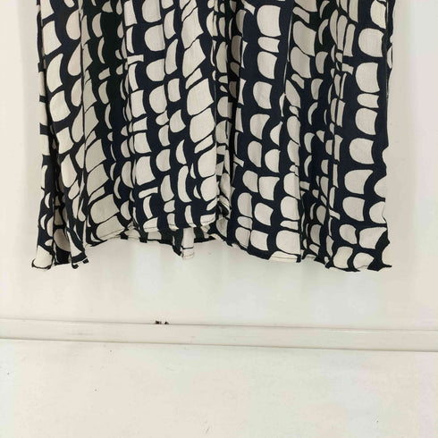 ザラ ZARA プリントプリーツワンピース レディース import:S