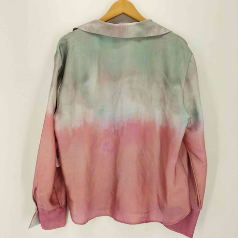 ザラ ZARA グラデーションサテンブラウス レディース import:M