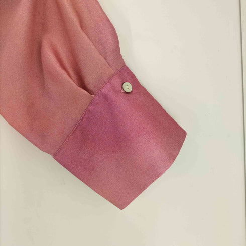 ザラ ZARA グラデーションサテンブラウス レディース import:M