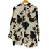 ザラ ZARA アニマルプリントバックスリットシャツ レディース import:XS
