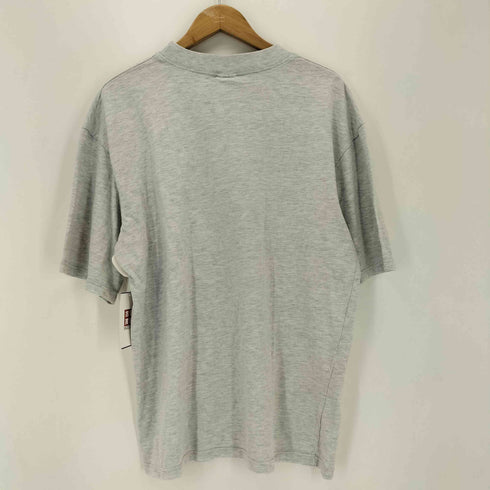 AUSTOP 90s カレッジロゴプリント クルーネックTシャツ メンズ import:L