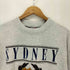 AUSTOP 90s カレッジロゴプリント クルーネックTシャツ メンズ import:L