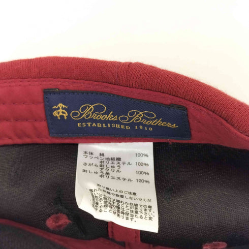 ブルックスブラザーズ BROOKS BROTHERS 23AW LOGO SERIESベースボールキャップ メンズ F