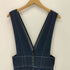 ザラ ZARA フロントボタンデニムジャンパースカート レディース import:S