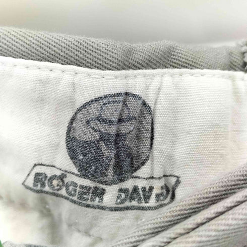 ROGER DAVID 2タック テーパードスラックスパンツ メンズ
