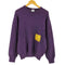 ミスタージェントルマン MISTERGENTLEMAN VIOLA & ROSES PATCHED MOHAIR KNIT メンズ S