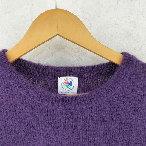ミスタージェントルマン MISTERGENTLEMAN VIOLA & ROSES PATCHED MOHAIR KNIT メンズ S