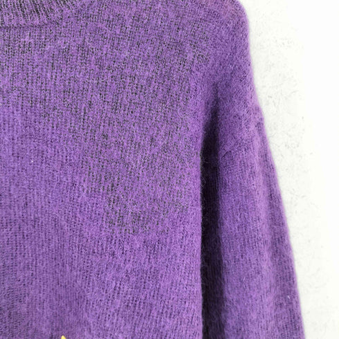 ミスタージェントルマン MISTERGENTLEMAN VIOLA & ROSES PATCHED MOHAIR KNIT メンズ S