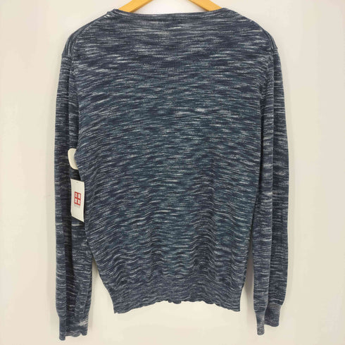 アーペーセー A.P.C. 00s メランジ ライトオンス クルーネック L/S コットンニット メンズ import:XS