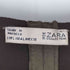 ザラ ZARA スエード調 スナップボタン ノーカラー ロングコート レディース import:L