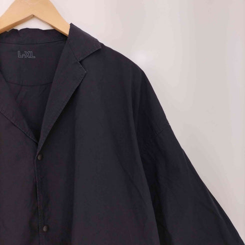 ムジラボ MUJI labo 洗いざらしサッカー織り テーラードカラーシャツ メンズ L-XL