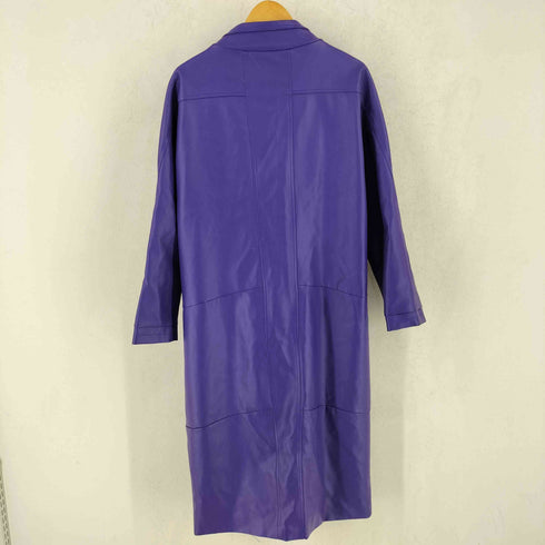 NASTY GAL フェイクレザー ロングコート import レディース 2