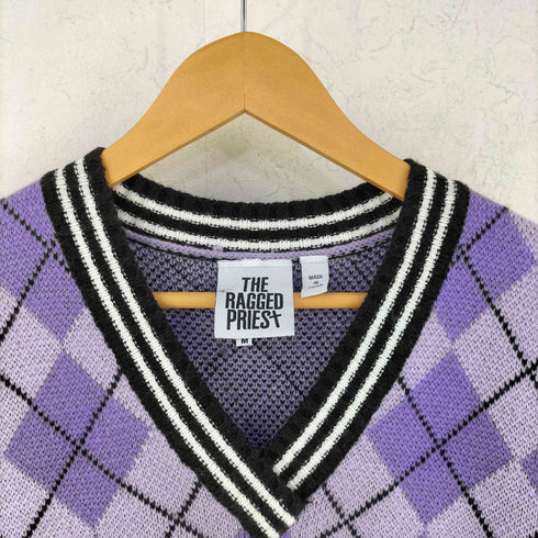 THE RAGGED PRIEST アーガイル柄 ニットベスト cool レディース M