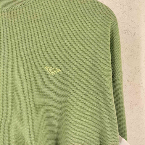 ロキシー ROXY フロント刺繍 サーマルカットソー レディース import:S