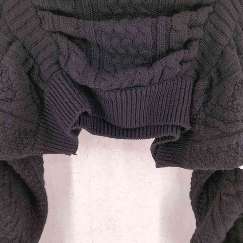 ノワールケイニノミヤ noir kei ninomiya AD2023 23AW クロップド丈/タートルネックウールニット レディース JPN:S