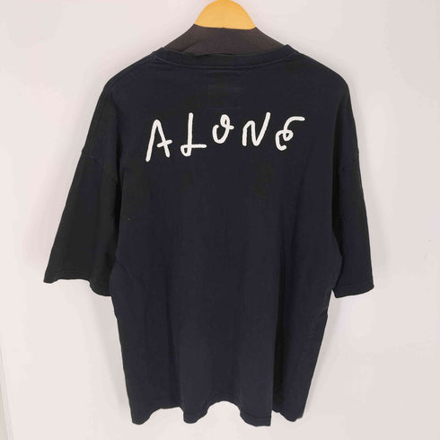 アローン ALONE カジュアルロゴプリントTシャツ メンズ 3