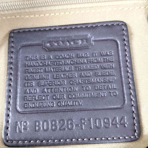 コーチ COACH スエード シグネチャー ショルダーバッグ レディース