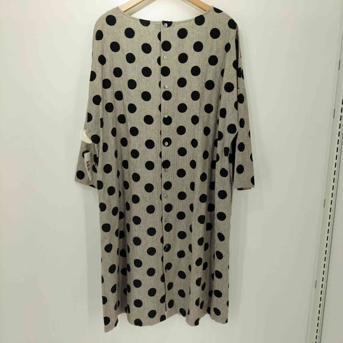 ビアズリー BEARDSLEY BIGドットロングワンピース レディース FREE