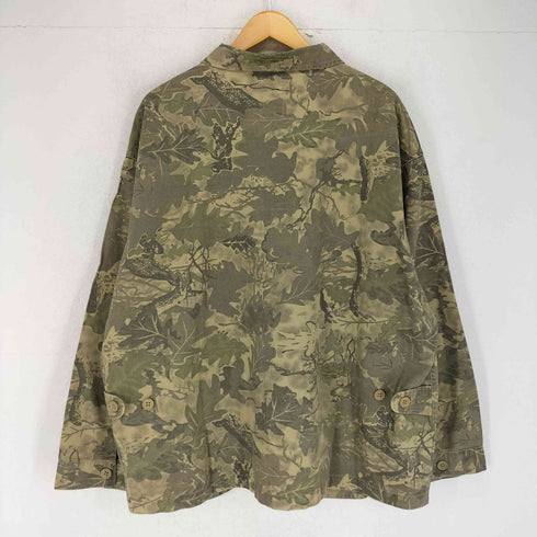 ブレインデッド BRAIN DEAD 25AW TWILL MILITARY SHIRT JACKET Leaf Camo ツイルミリタリーシャツジャケット メンズ XL