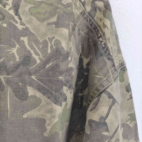 ブレインデッド BRAIN DEAD 25AW TWILL MILITARY SHIRT JACKET Leaf Camo ツイルミリタリーシャツジャケット メンズ XL