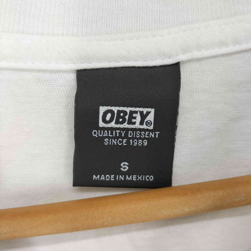 オベイ OBEY グラフィックプリント S/S 半袖Tシャツ メンズ S
