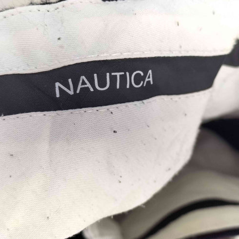 ノーティカ NAUTICA ストライプワイドウールスラックス メンズ W38L30